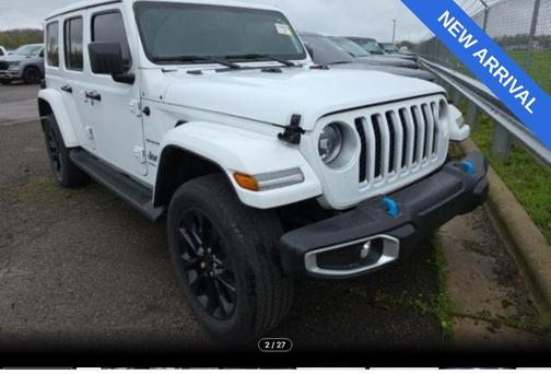 Bright White Clearcoat 2023 Jeep Wrangler 4xe Sahara