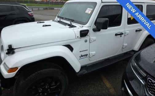 Bright White Clearcoat 2023 Jeep Wrangler 4xe Sahara