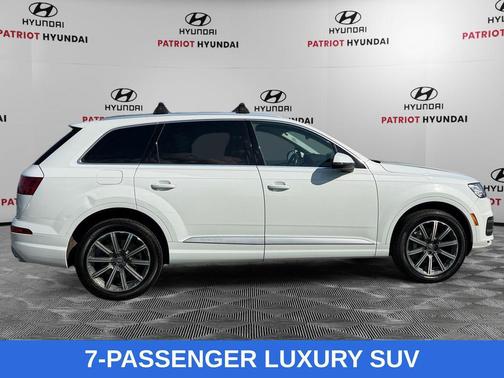 Carrara White 2019 Audi Q7 45 Premium Plus