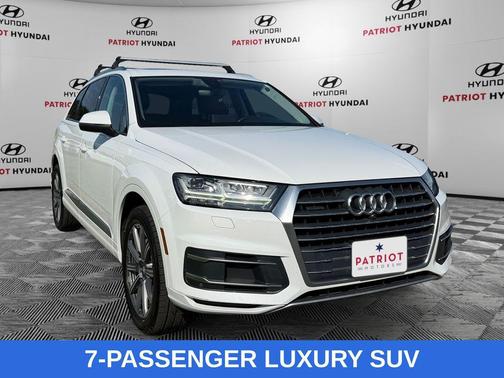 Carrara White 2019 Audi Q7 45 Premium Plus