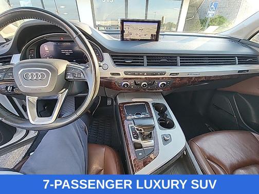 Carrara White 2019 Audi Q7 45 Premium Plus