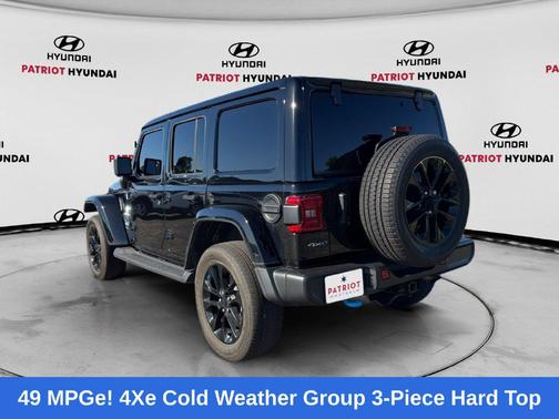 Black Clearcoat 2023 Jeep Wrangler 4xe Sahara