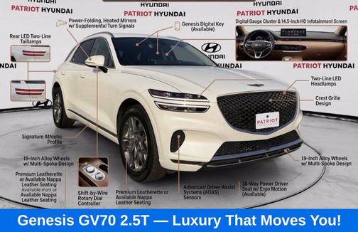 Uyuni White 2025 Genesis GV70 2.5T AWD