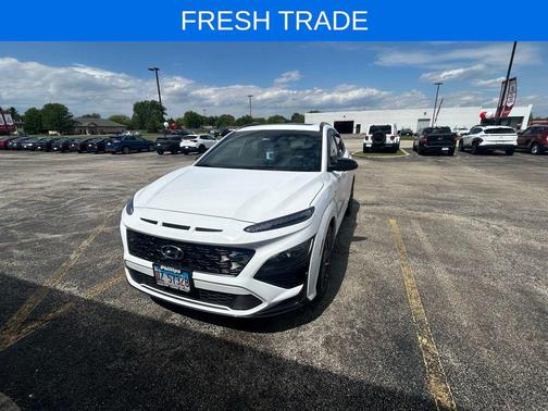 Lunar White 2023 Hyundai KONA N Line