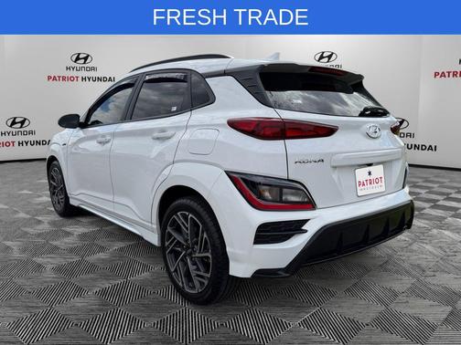 Lunar White 2023 Hyundai KONA N Line