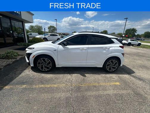 Lunar White 2023 Hyundai KONA N Line