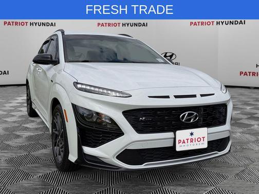 Lunar White 2023 Hyundai KONA N Line