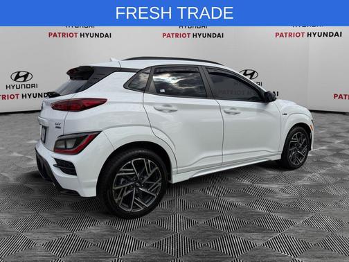 Lunar White 2023 Hyundai KONA N Line