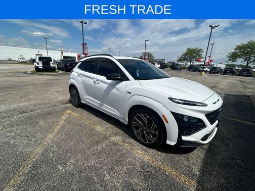 Lunar White 2023 Hyundai KONA N Line
