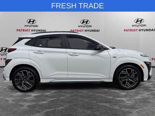 Lunar White 2023 Hyundai KONA N Line