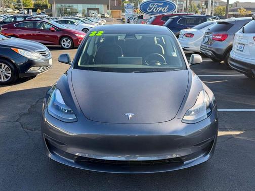 Gray 2022 Tesla Model 3 Long Range