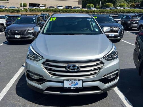 Sparkling Silver 2017 Hyundai Santa Fe Sport 2.4L