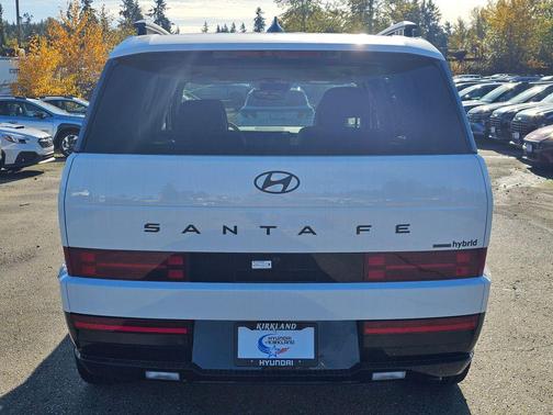 Serenity White 2026 Hyundai SANTA FE HEV Calligraphy