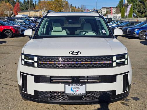 Serenity White 2026 Hyundai SANTA FE HEV Calligraphy