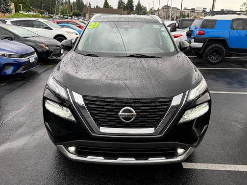 Super Black 2021 Nissan Rogue Platinum