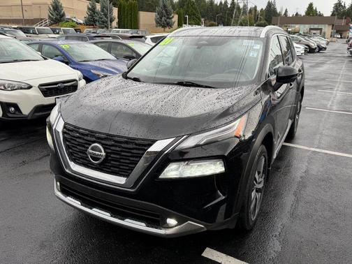 Super Black 2021 Nissan Rogue Platinum