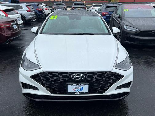 Quartz White 2021 Hyundai SONATA SEL
