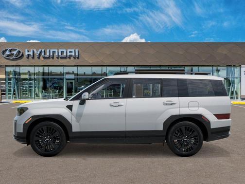 Serenity White 2027 Hyundai SANTA FE HEV Calligraphy