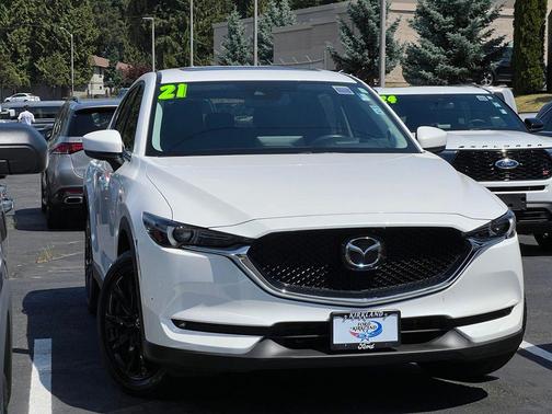 Snowflake White Pearl Mica 2021 Mazda CX-5 Grand Touring