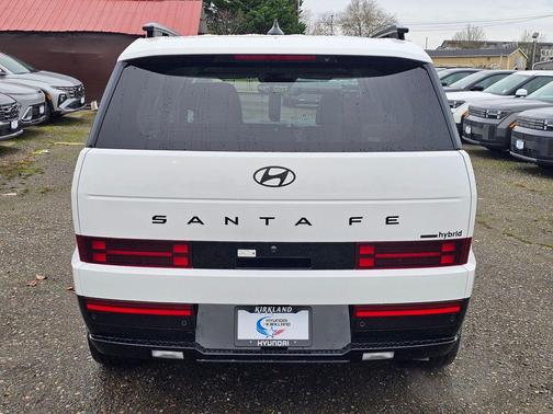 Serenity White 2026 Hyundai SANTA FE HEV Calligraphy