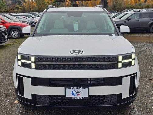 Serenity White 2026 Hyundai SANTA FE HEV Calligraphy