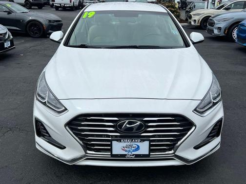Hyper White 2019 Hyundai SONATA Hybrid SE