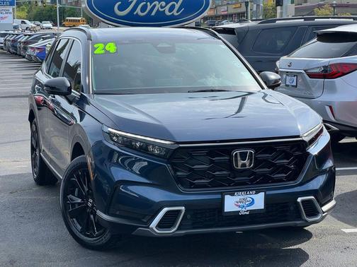 Canyon River Blue Metallic 2024 Honda CR-V Hybrid Sport Touring AWD