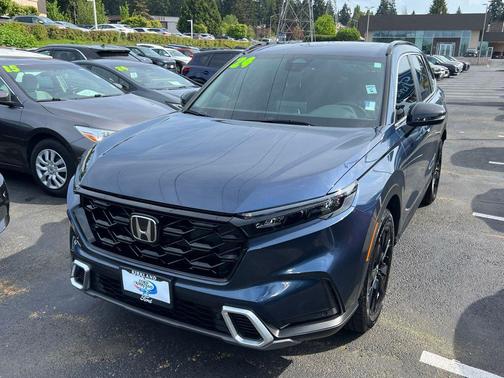 Canyon River Blue Metallic 2024 Honda CR-V Hybrid Sport Touring AWD
