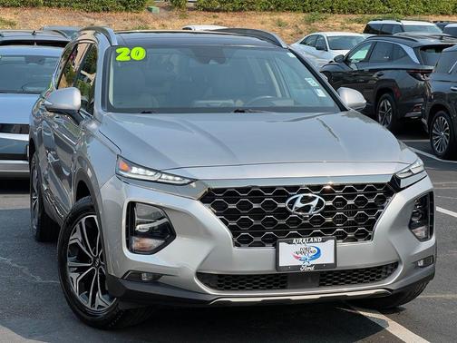 Shimmering Silver Pearl 2020 Hyundai SANTA FE Limited 2.0T