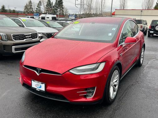 Red Multi-Coat 2016 Tesla Model X 90D
