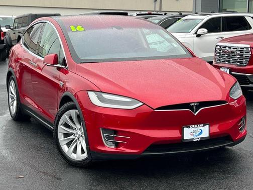 Red Multi-Coat 2016 Tesla Model X 90D