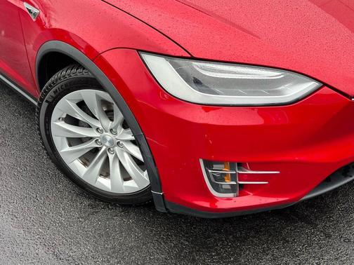 Red Multi-Coat 2016 Tesla Model X 90D