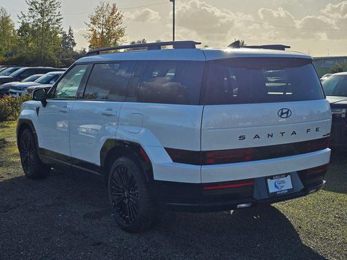 Serenity White 2026 Hyundai SANTA FE HEV Calligraphy