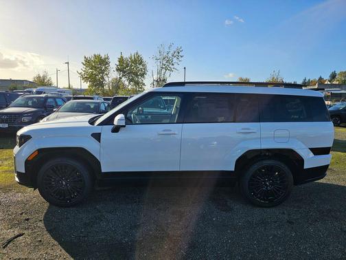 Serenity White 2026 Hyundai SANTA FE HEV Calligraphy