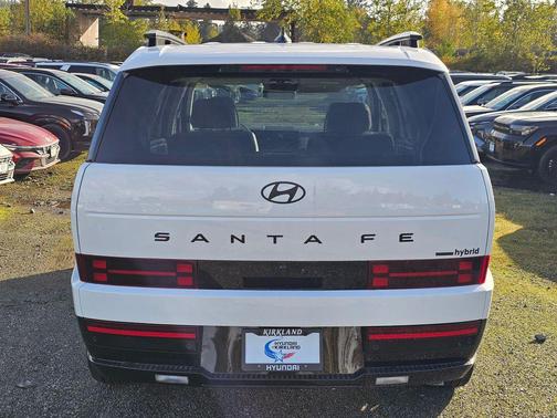 Serenity White 2026 Hyundai SANTA FE HEV Calligraphy