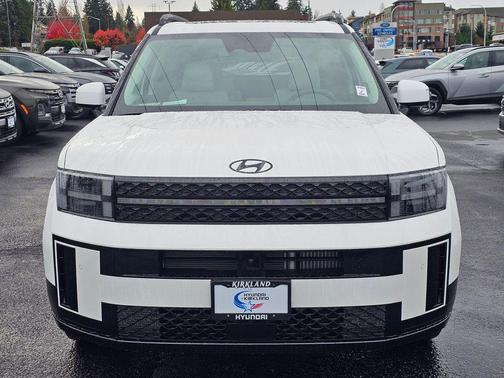Serenity White 2026 Hyundai SANTA FE HEV Calligraphy