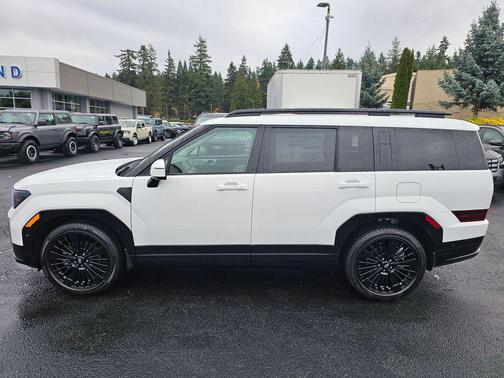 Serenity White 2026 Hyundai SANTA FE HEV Calligraphy