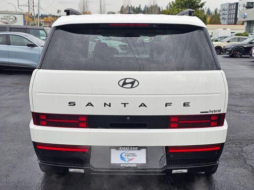 Serenity White 2026 Hyundai SANTA FE HEV Calligraphy