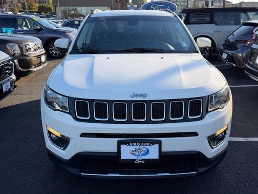 White Clearcoat 2019 Jeep Compass Limited