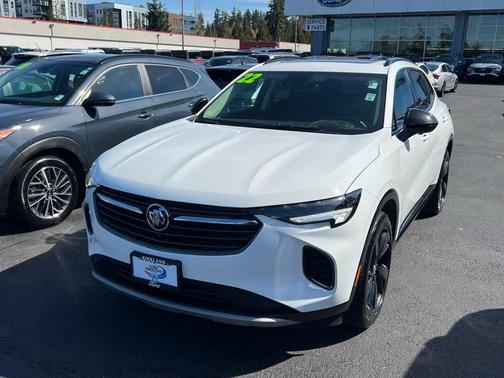 Summit White 2022 Buick Envision AWD Essence