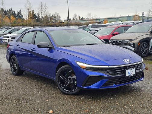 Intense Blue 2026 Hyundai ELANTRA HEV SEL Sport