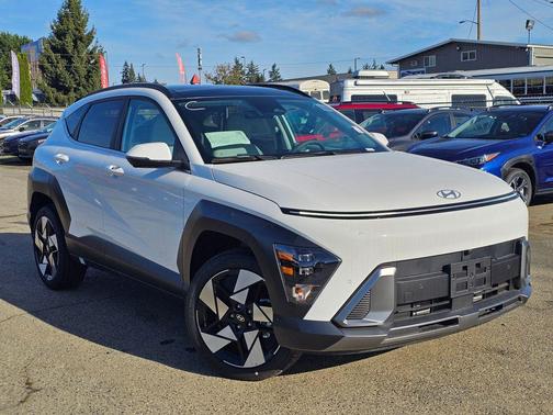 Atlas White 2026 Hyundai KONA Limited