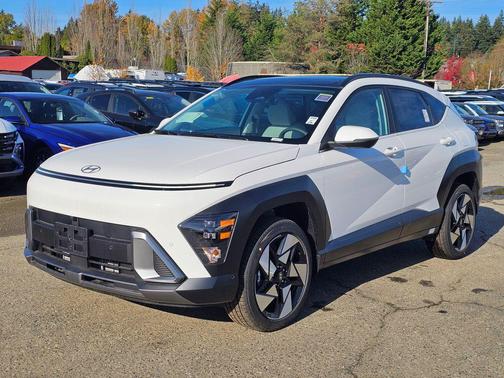 Atlas White 2026 Hyundai KONA Limited