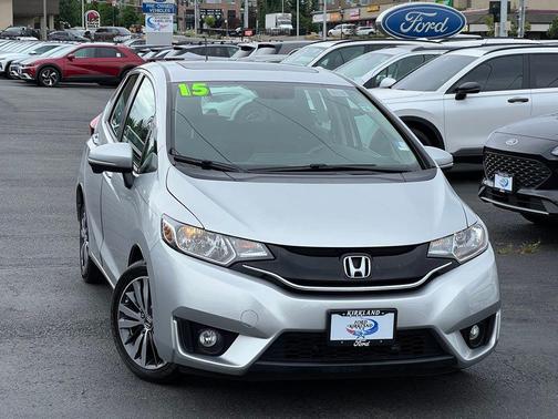 Alabaster Silver Metallic 2015 Honda Fit EX