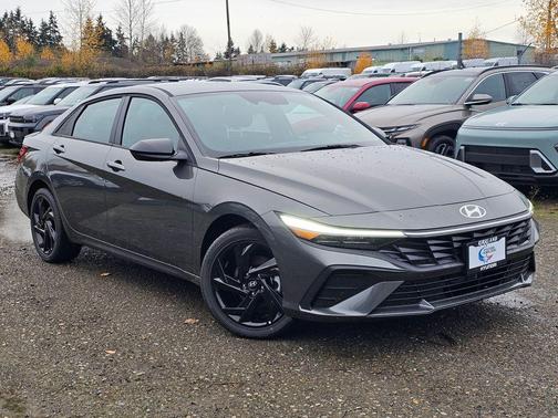 Amazon Gray 2026 Hyundai ELANTRA HEV SEL Sport