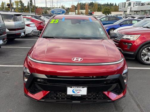 Ultimate Red Metallic 2025 Hyundai KONA N Line S