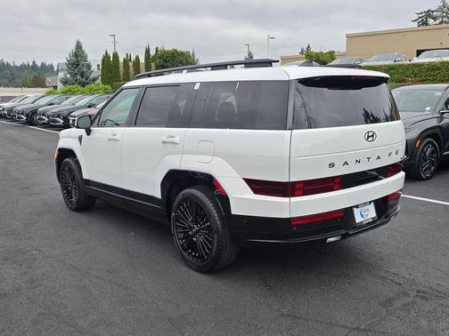 Serenity White 2026 Hyundai SANTA FE HEV Calligraphy