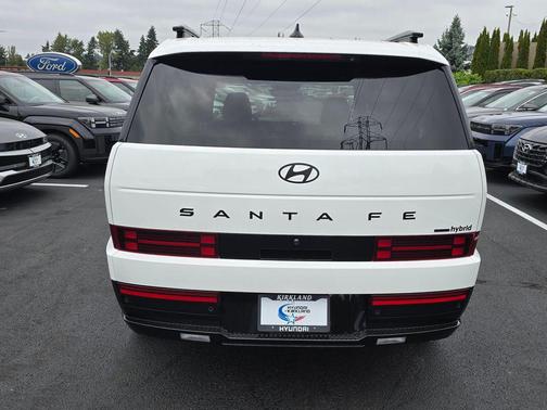 Serenity White 2026 Hyundai SANTA FE HEV Calligraphy