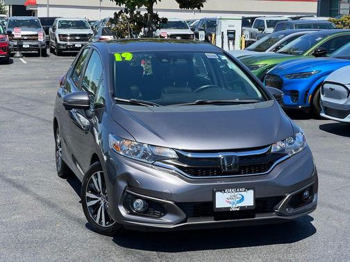 Modern Steel Metallic 2019 Honda Fit EX-L