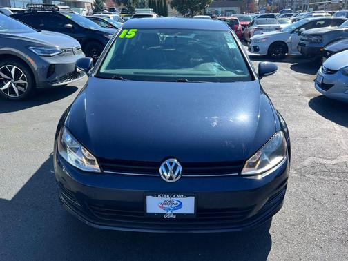 Night Blue 2015 Volkswagen Golf Auto TSI S